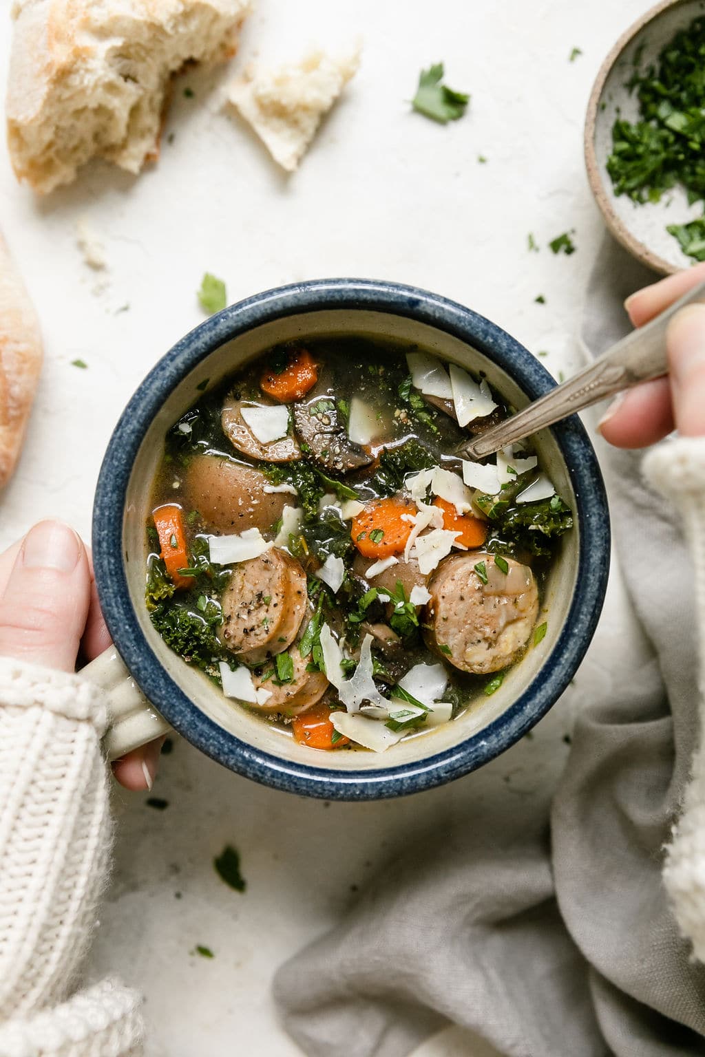 Harvest Italian Soup with Sausage (Easy Stovetop Recipe)
