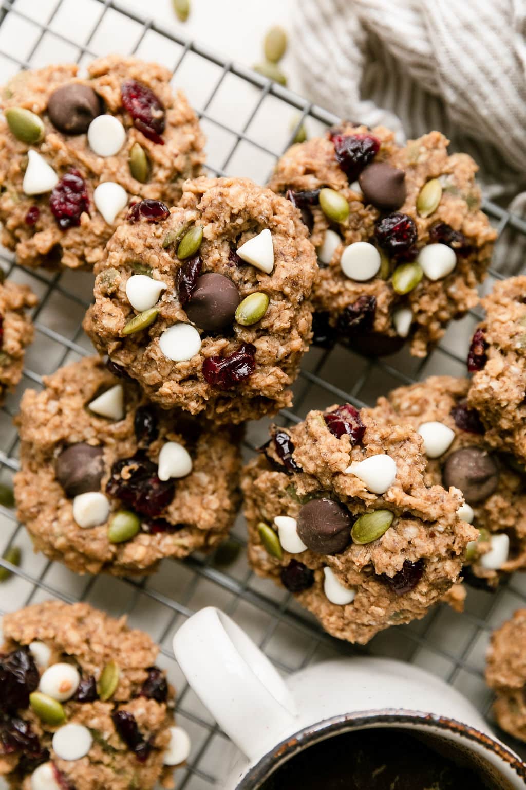 Trail Mix Breakfast Cookies (Great for Make Ahead)