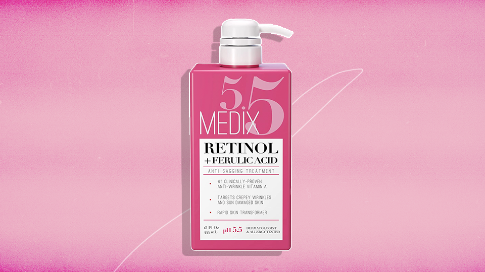 This Medix 5.5 Retinol Body Cream Leaves Skin ‘Soft, Supple, & Lifted’