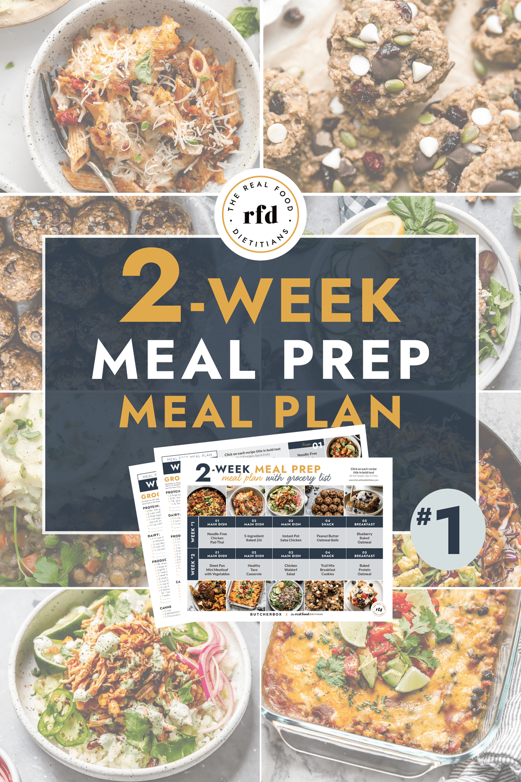 2-Week Meal Prep Meal Plan with Grocery List