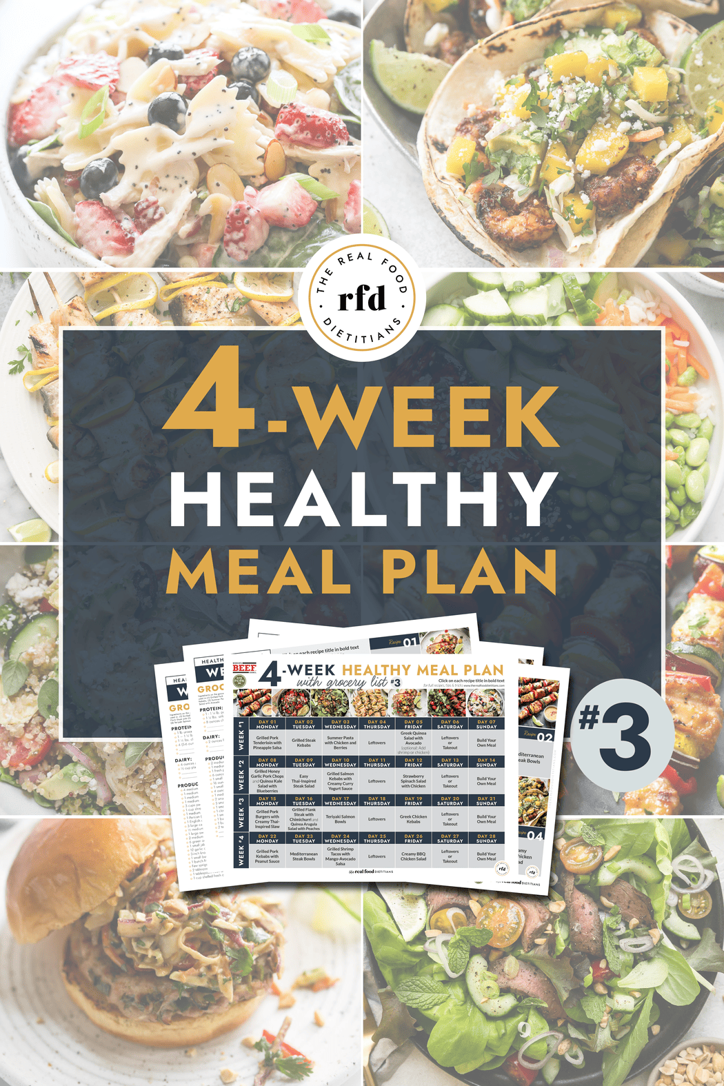 4-Week Healthy Summer Meal Plan With Grocery List