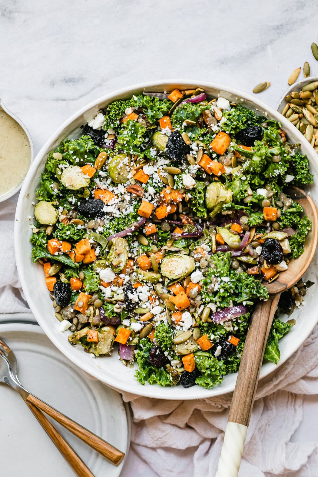 Lentil Salad with Roasted Vegetables (Gluten Free)