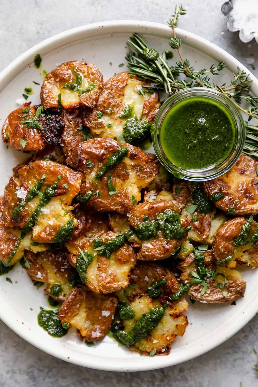 The Best Crispy Smashed Potatoes