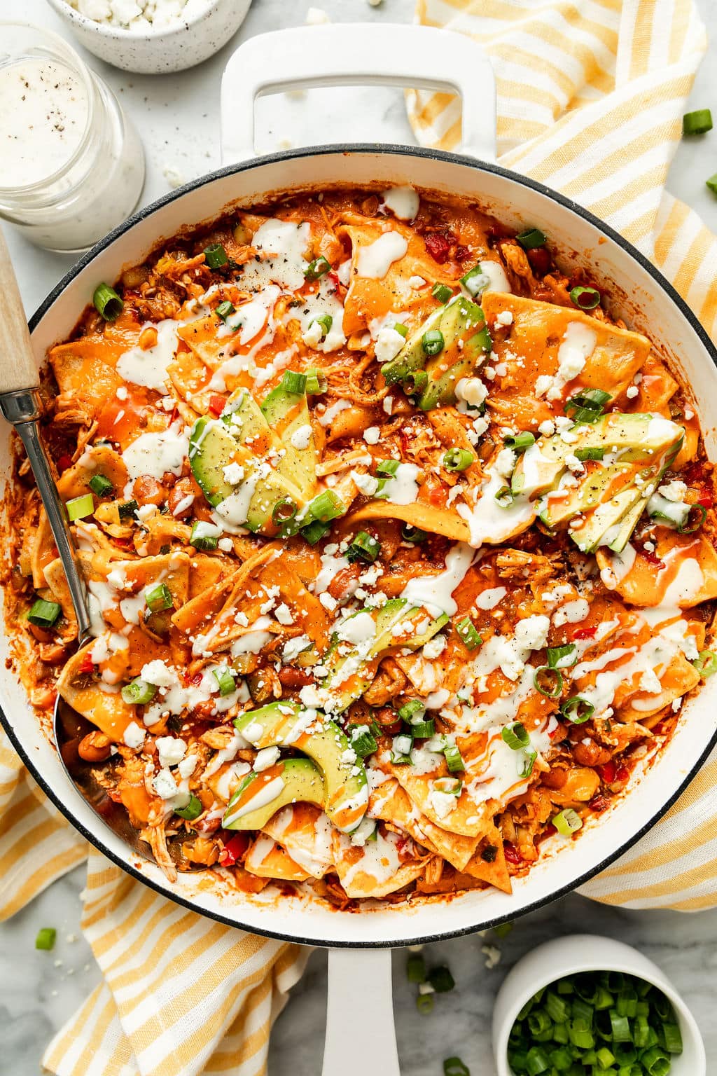 Easy Buffalo Chicken Enchiladas – The Real Food Dietitians