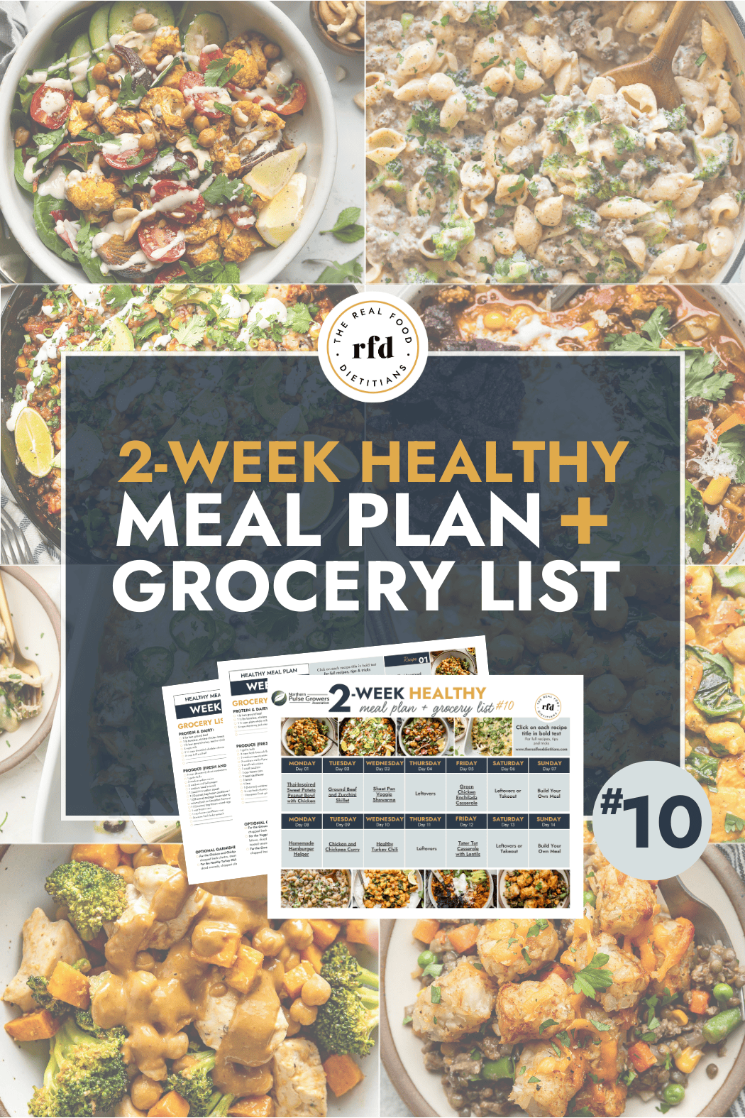 2 Week Healthy Meal Plan #10 with Grocery List
