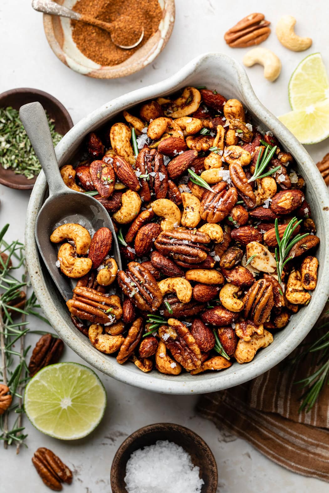 Chili Rosemary Roasted Nuts – The Real Food Dietitians