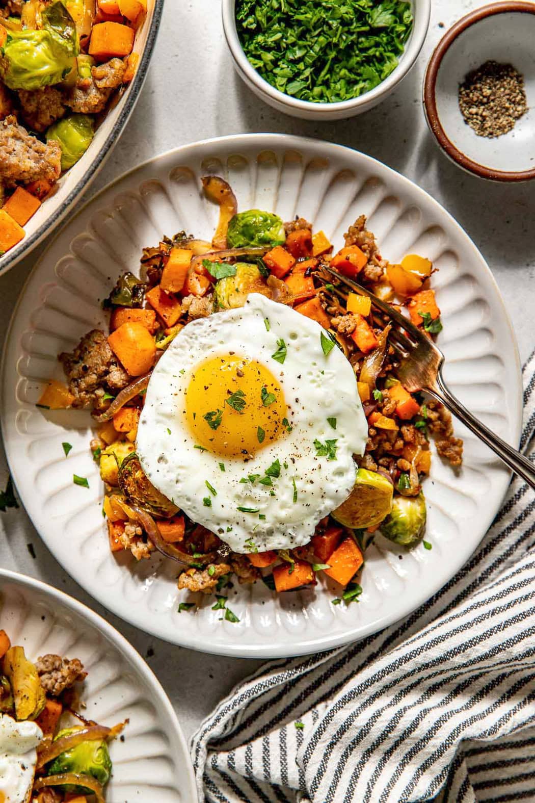 Sweet Potato Hash with Sausage